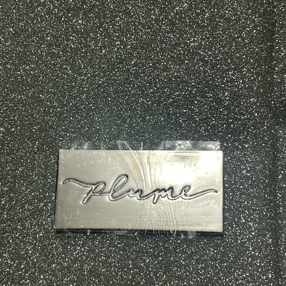Plume Science Silver Glitter Glam & Go Cosmetic Bag